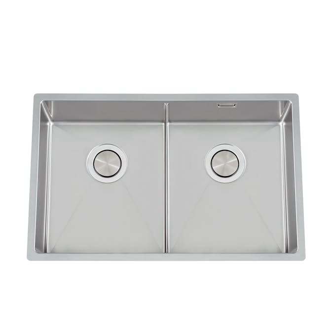 Diskho Nordic Tech Edge 74 K X Rostfri Dubbel med Korgventil & Vattenlås