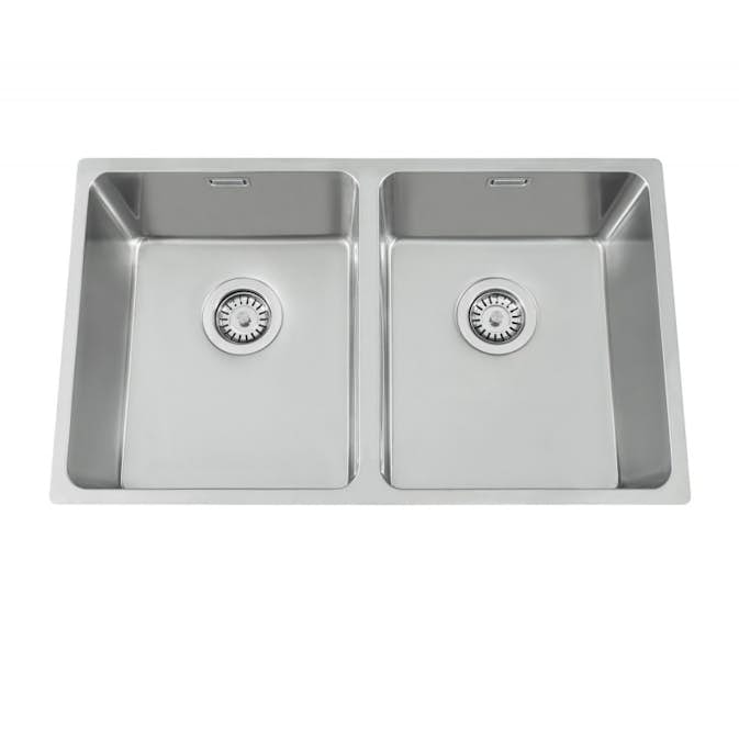 Diskho Nordic Tech Zirkon 80 K Rostfri Stål Dubbel för Kök och Tvättstuga