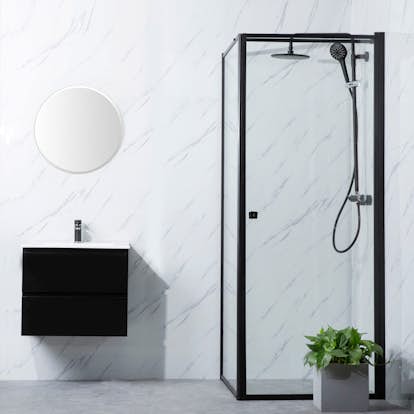 Duschhörn Bathlife Profil Rak Vägg + Rak Dörr