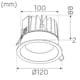 Downlight Hide-a-lite Solo Mini G2 3000K