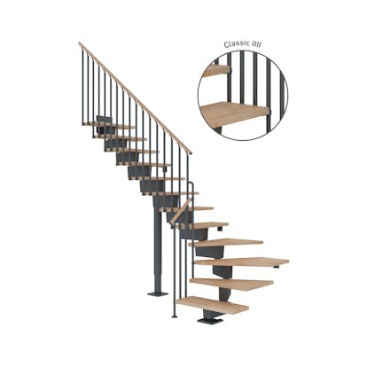 Vinkeltrappa Dolle Dubai Bok Oljad 1/4 Classic IIII