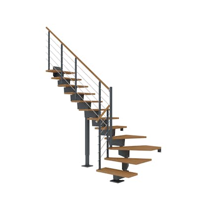 Vinkeltrappa Dolle Dubai Ek Oljad 1/4 Design