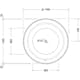 Badkar Duravit White Tulip Vit 1400x1400 mm
