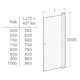 Duschdörr Contura Shower Space Rak SPNK