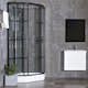 Duschkabin Bathlife Betrakta 90x90 Elegant A/W Klarglas