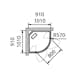 Duschkabin INR Bric Modell 4