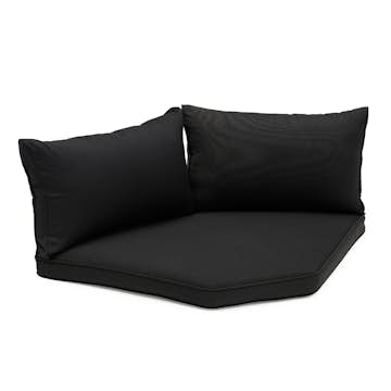 Dynset Hillerstorp Wisconsin Hörndel Rund Grå/Svart