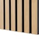 Akustikpanel Wood on wall Ek Ljuslackad