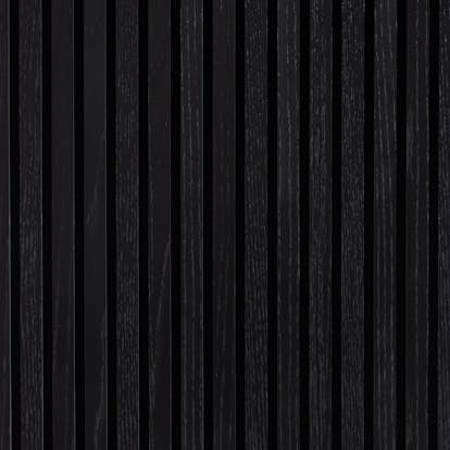 Akustikpanel Wood on wall Ek Svartlackad