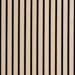 Akustikpanel Wood on wall Ek Vitlackad