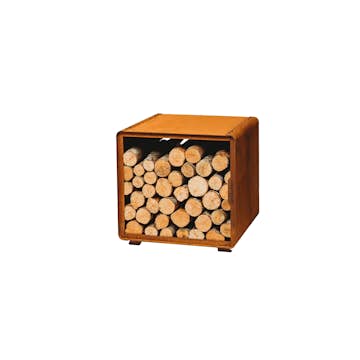 Vedförvaring GrillSymbol Cortenstål Enzo Rack S