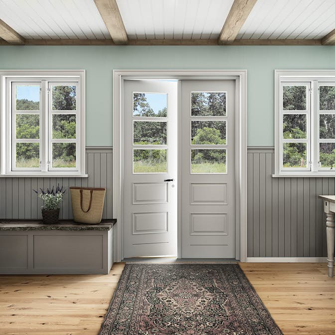 Parkettgolv Boen Ek Espressivo 1-Stav Vit