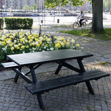 Bänkbord Utomhus Eden Wood Picknick 150