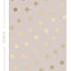 Tapet ESTAhome Prickar Milt Rosa Och Guld EW139244