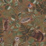 Tapet ESTAhome Skogens Djur Brunt Och Grönt EW139251
