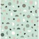 Tapet ESTAhome Grafiskt Motiv Mint, Rosa Och Vitt EW139279