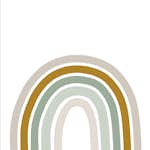 Fototapet ESTAhome Regnbåge Gul Och Beige EW159054