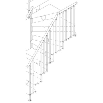 Utvändigt Räcke Dolle Classic III Ek Oljad