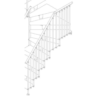 Utvändigt Räcke Dolle Classic III Ek Oljad