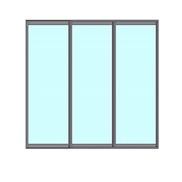 Fast Väggparti Novoroom Ultra 3-Delat