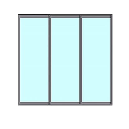 Fast Väggparti Novoroom Ultra 3-Delat