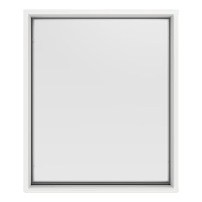 Fast Fönster Outline 3-Glas Aluminium
