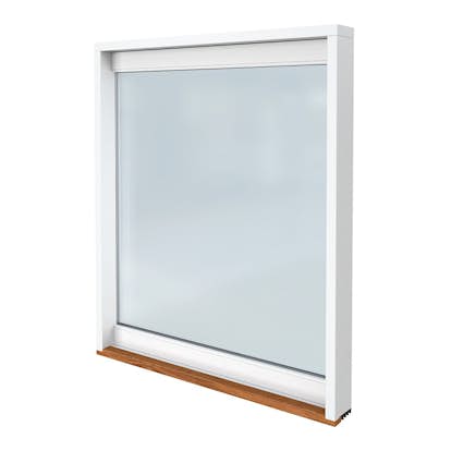 Fast Sidoljus Svenska Fönster Trä Rund Profil