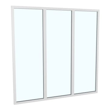 Fast Väggparti Landskap Robust Året runt 3-del