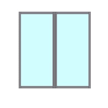 Fast Väggparti Novoroom Original 2-Delat