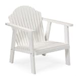Låg Loungestol Hillerstorp Bullerö Vit Utomhusfåtölj i FSC-märkt Kärnfuru