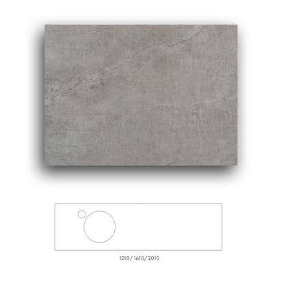 Bänkskiva Macro Design Crown+ Dekton 1610 till Tvättställsskåp Crown