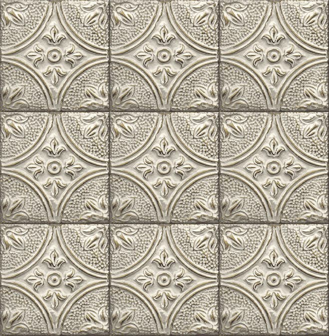 Tapet A Street Prints Tin Tile FD23764