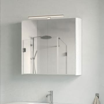 Spegelskåp Macro Design Heart med T-Belysning LED