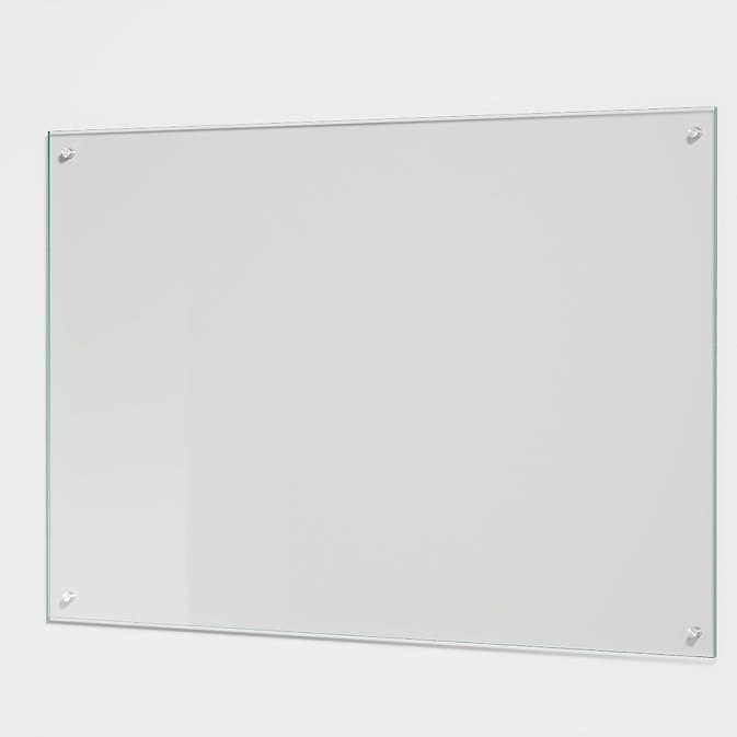 Stänkskydd Fibo I Härdat Glas klart 6x450x700 mm