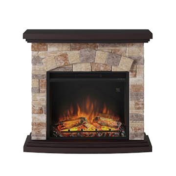 Elektrisk Kamin Tagu Tori Stone Cream Skorstensfri 1500W