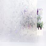 Fönsterfilm Unikgruppen 3D Prismor Blomblad 45x200 cm