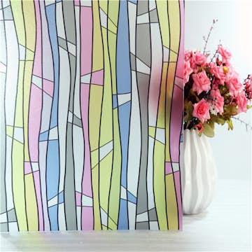 Fönsterfilm Unikgruppen Ränder med Färg 90x200 cm