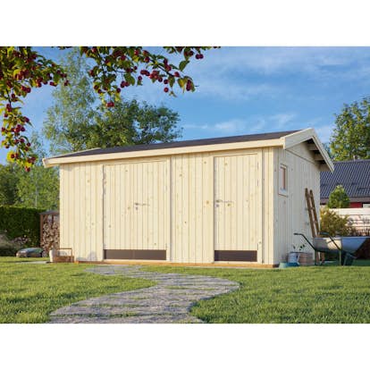 Förråd Palmako Olaf 13,5 m² Redskapsbod i Trä med Sadeltak