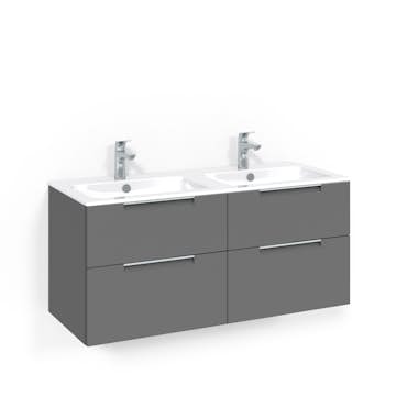 Tvättställsskåp Macro Design Crown Grip med Dubbelt Tvättställ