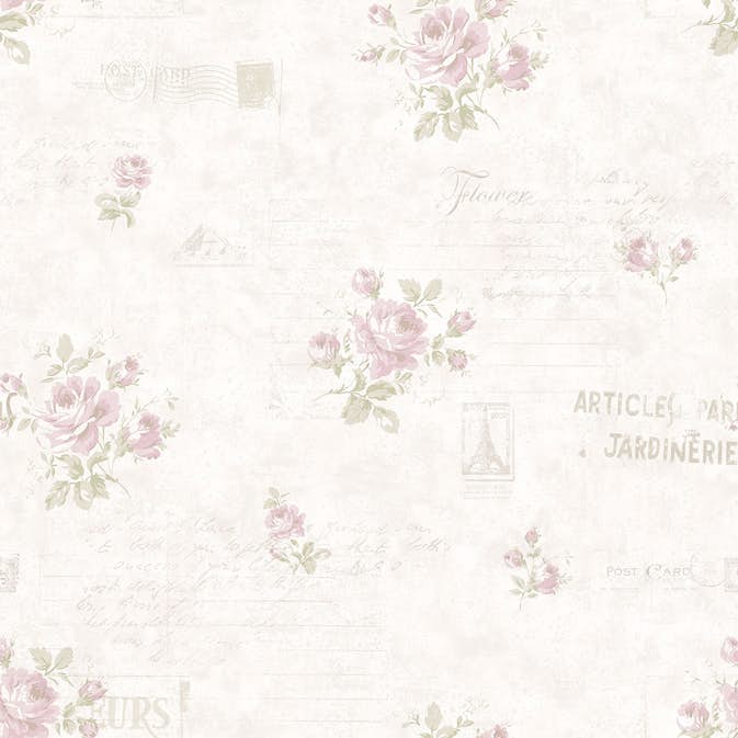 Tapet Galerie Wallcoverings Vintage Roses G45085