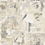 Tapet Galerie Wallcoverings Champagne Posters G56114