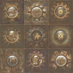 Tapet Galerie Wallcoverings Industrial Tiles G56227