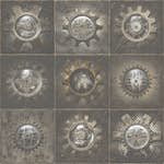 Tapet Galerie Wallcoverings Industrial Tiles G56229