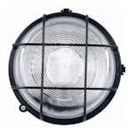 Gallerarmatur Malmbergs Rund Svart 100w