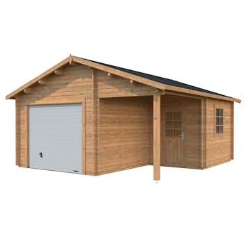 Garage Palmako Roger 21,9 m2 med Takskjutport