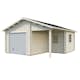 Garage Palmako Roger 21,9 m2 med Takskjutport