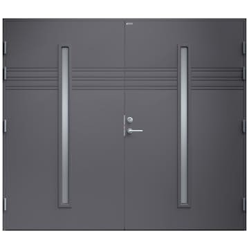 Garagedörr Diplomat Felicia Klarglas