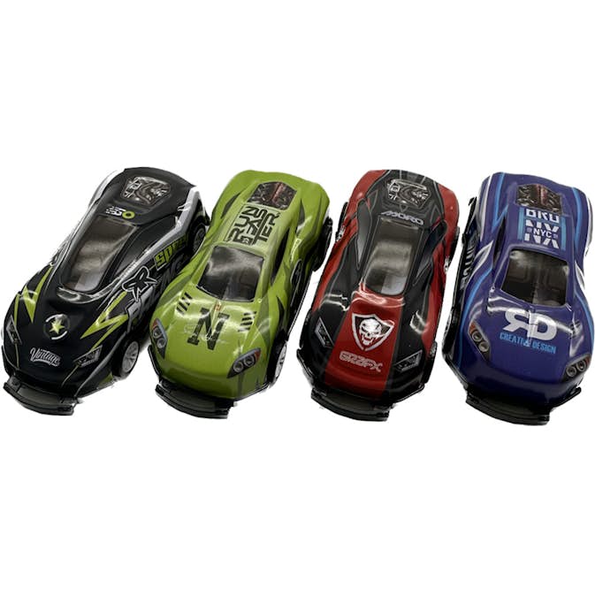 Radiostyrd Bil Gear4Play Pullback Catapult Car 4-Pack