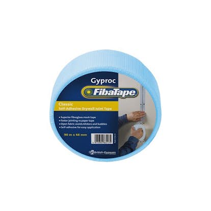 Glasfiberremsa FG Fiba Tape Tillbehör Vävtapet Vit, 48mm x 90m