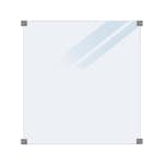 Glasstaket PLUS Frostat 90x91